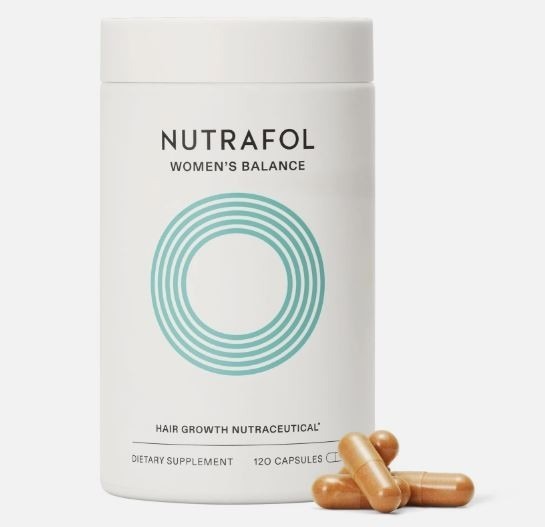 Nutrafol Women's Balance - Hair Growth Nutraceutical Supplement, 120 Capsules
